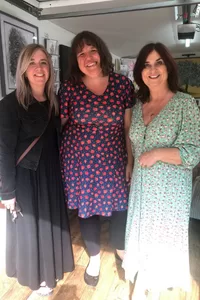 Steph with Charlotte Coe and Liz Pangrazi